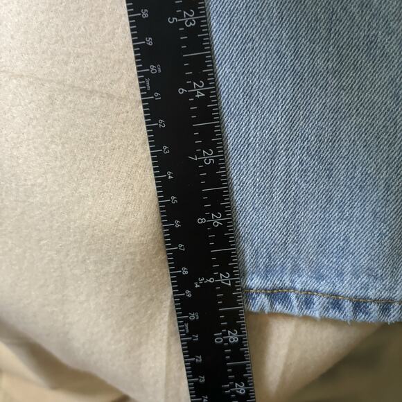 Levi Strauss 501 Jeans, Men's Size 36X29 (34X27 1/2) , Button Up, Blue Denim - Picture 7 of 12